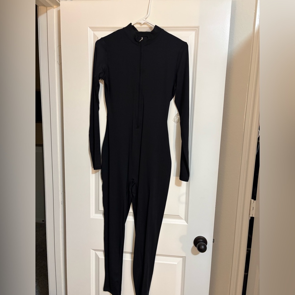 Black Long Sleeve one piece bodysuit